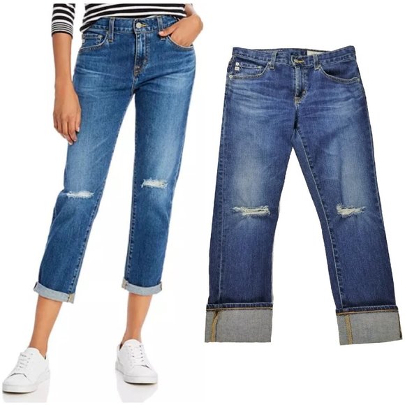 Ag Adriano Goldschmied Denim - ag The Ex-Boyfriend Slouchy Slim Distressed Jeans